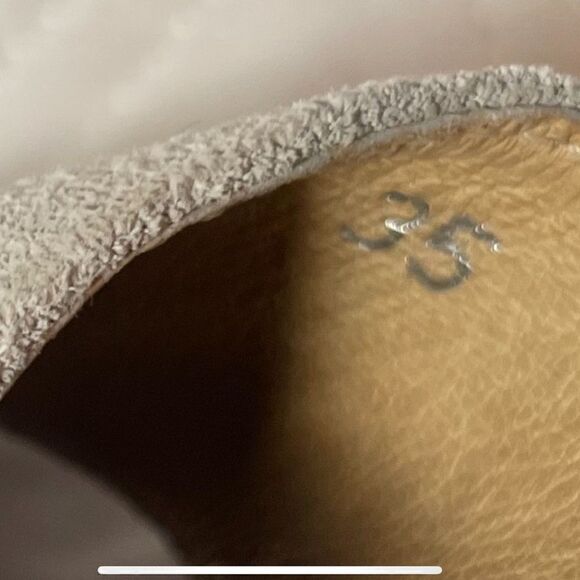 Janet Sport Bone Colored Platform Shoes Size 5.5 - Picture 4 of 8